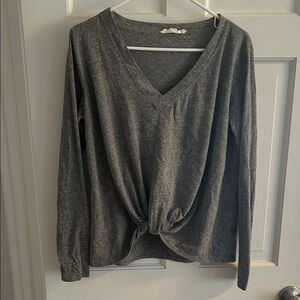LovestitchTwist Front Long Sleeve Top